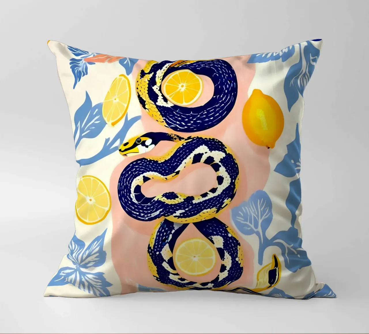 Serpenti e limoni cuscino da 83oranges