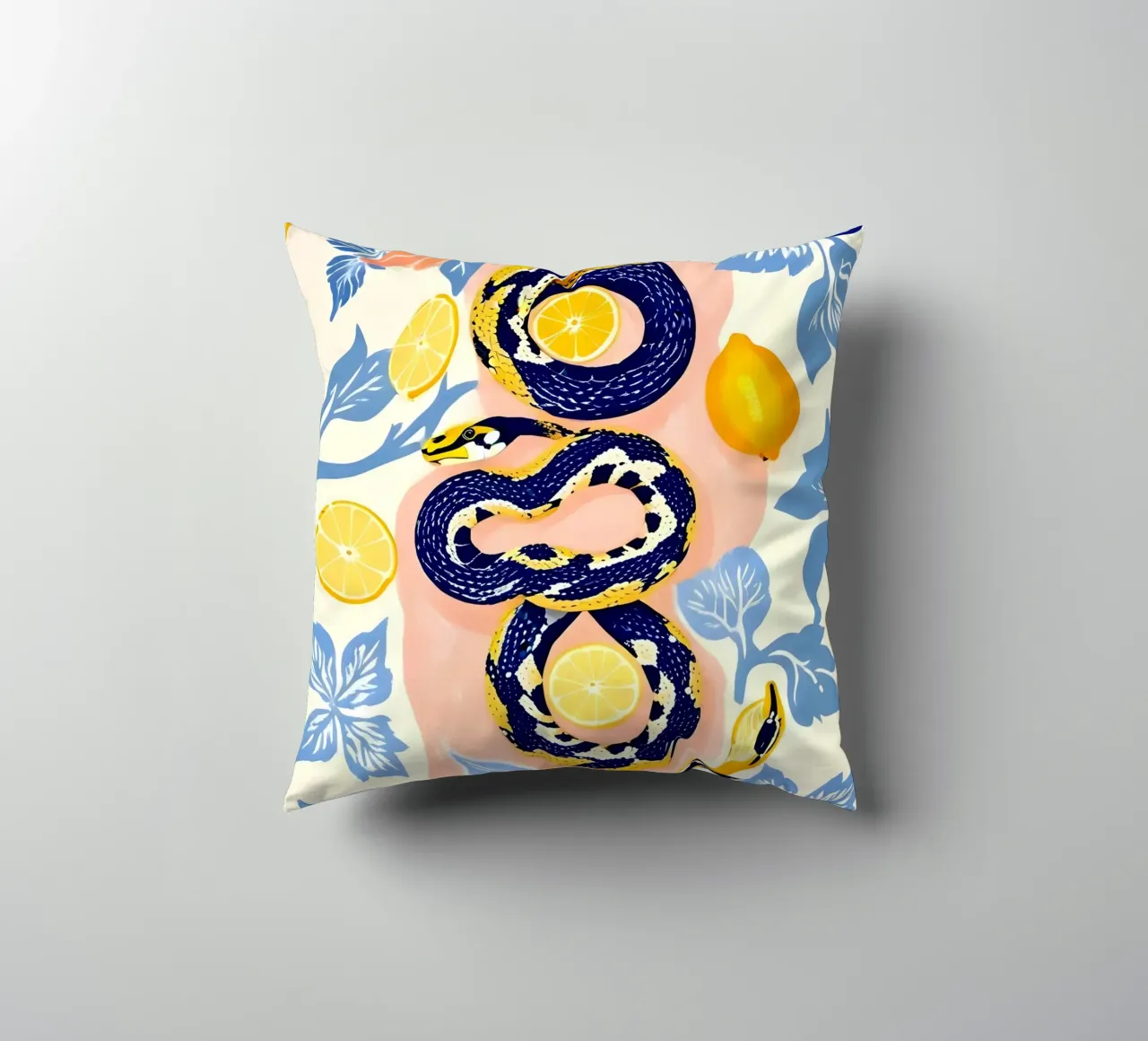 Serpenti e limoni cuscino da 83oranges
