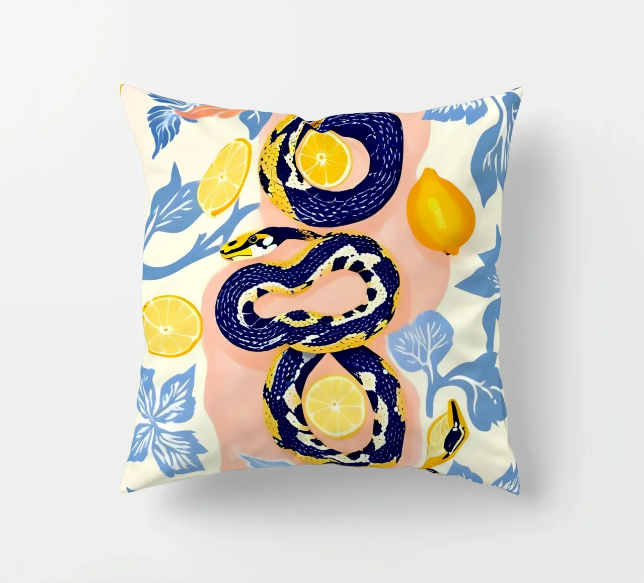 Serpenti e limoni cuscino da 83oranges