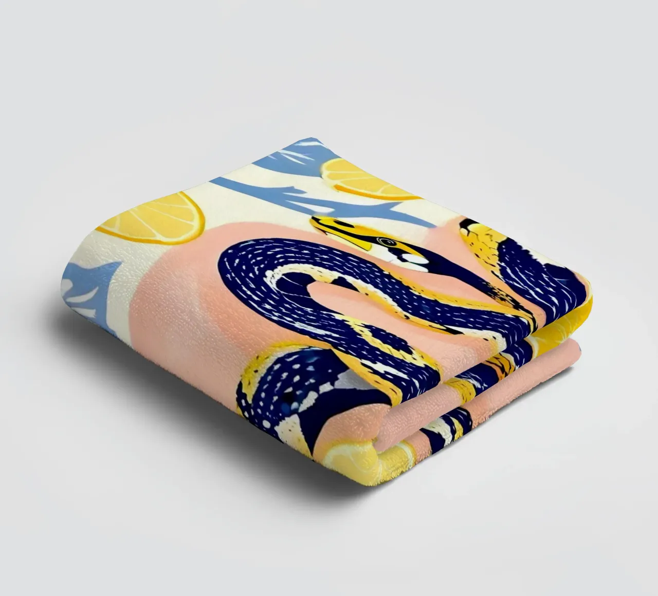 Snakes & Lemons towel by 83oranges