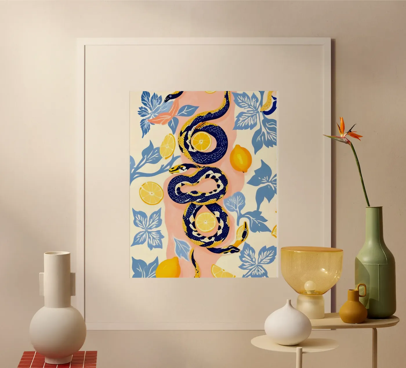 Snakes & Lemons poster van 83oranges.com