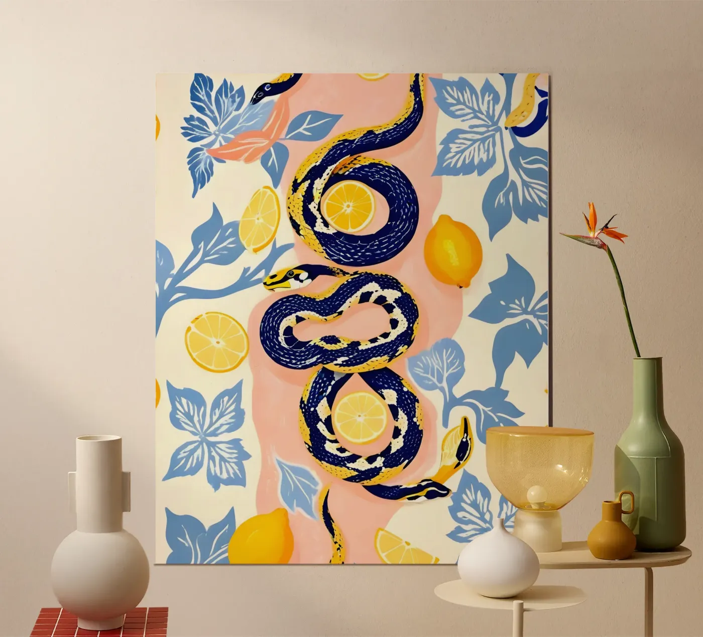 Snakes & Lemons poster van 83oranges.com