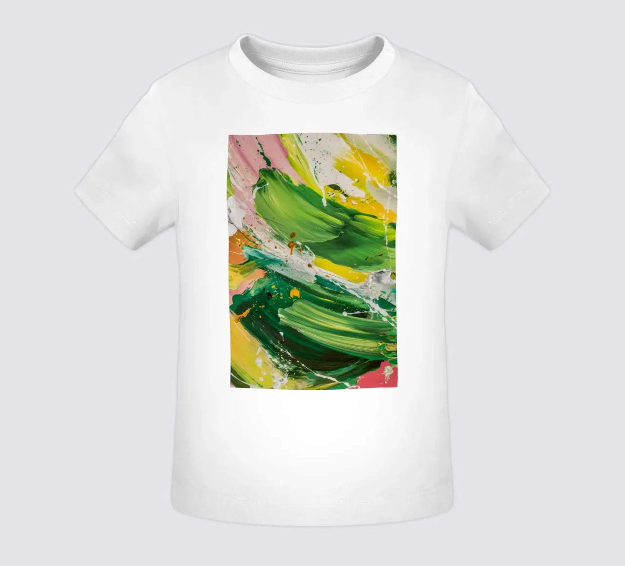 Emerald Brushstroke Dance t-shirt pour bébé de Sublime Layers