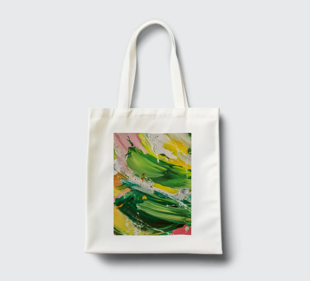 Smaragd Pinselstrich Tanz Jutebeutel von Sublime Layers