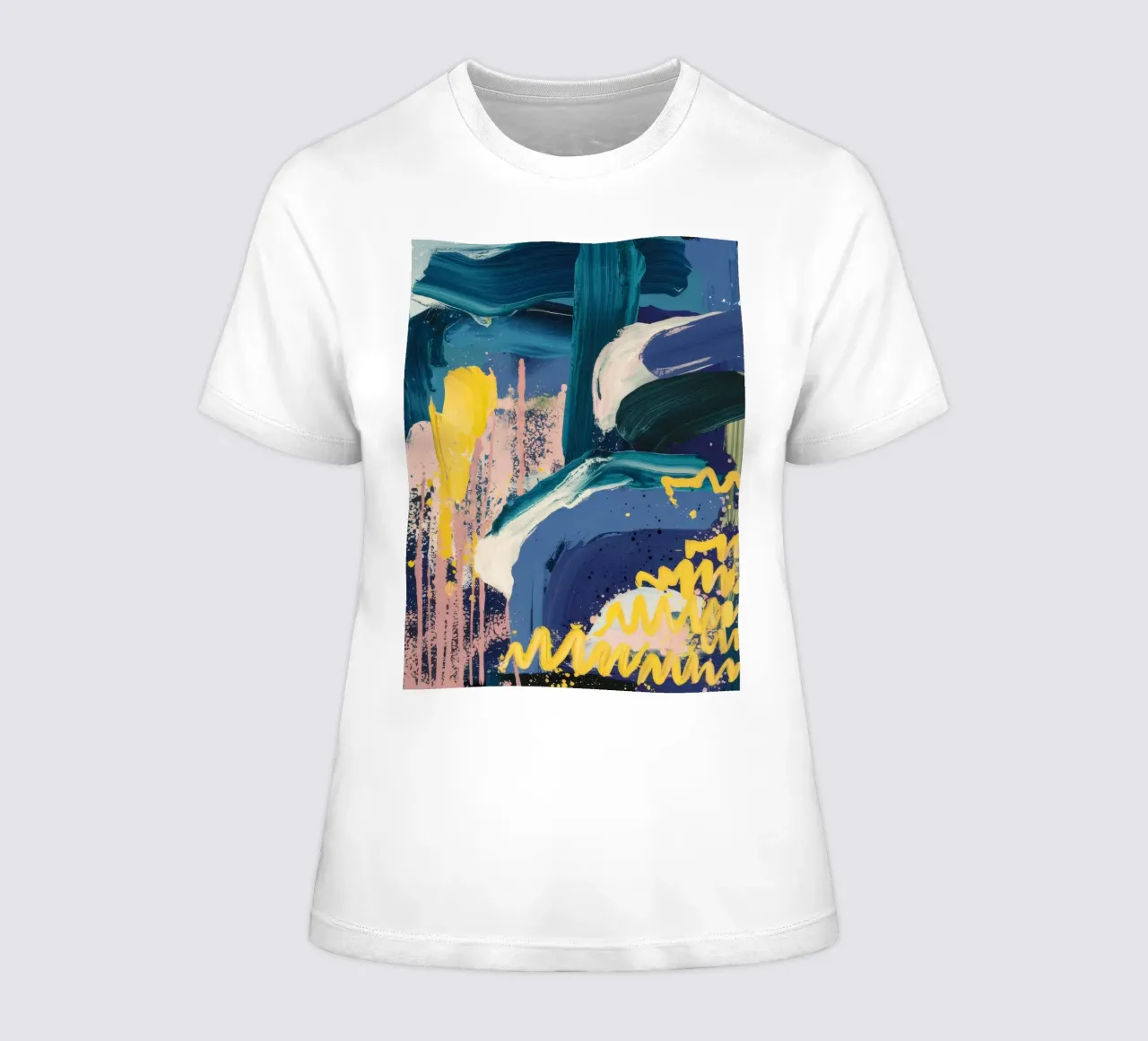 Nocturnal Bay Shimmer women's fitted t-shirt by Sublime Layers
