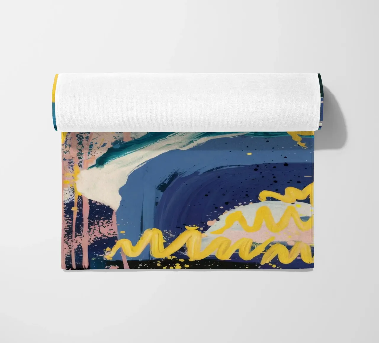 Nocturnal Bay Shimmer beach towel by Sublime Layers