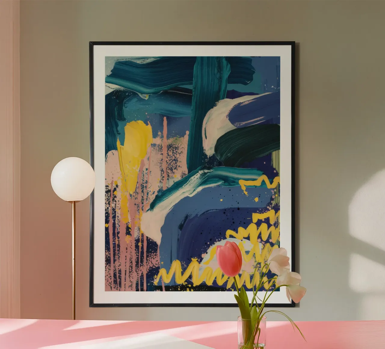Nocturnal Bay Shimmer poster by Sublime Layers