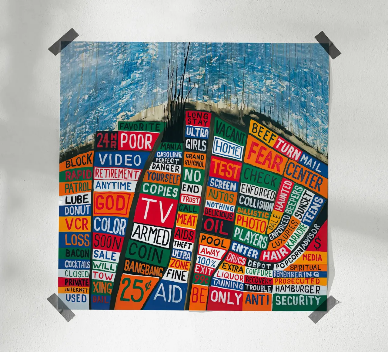 Band Merch - Stanley Donwood, i Radiohead e il potere della musica poster da Band Merch