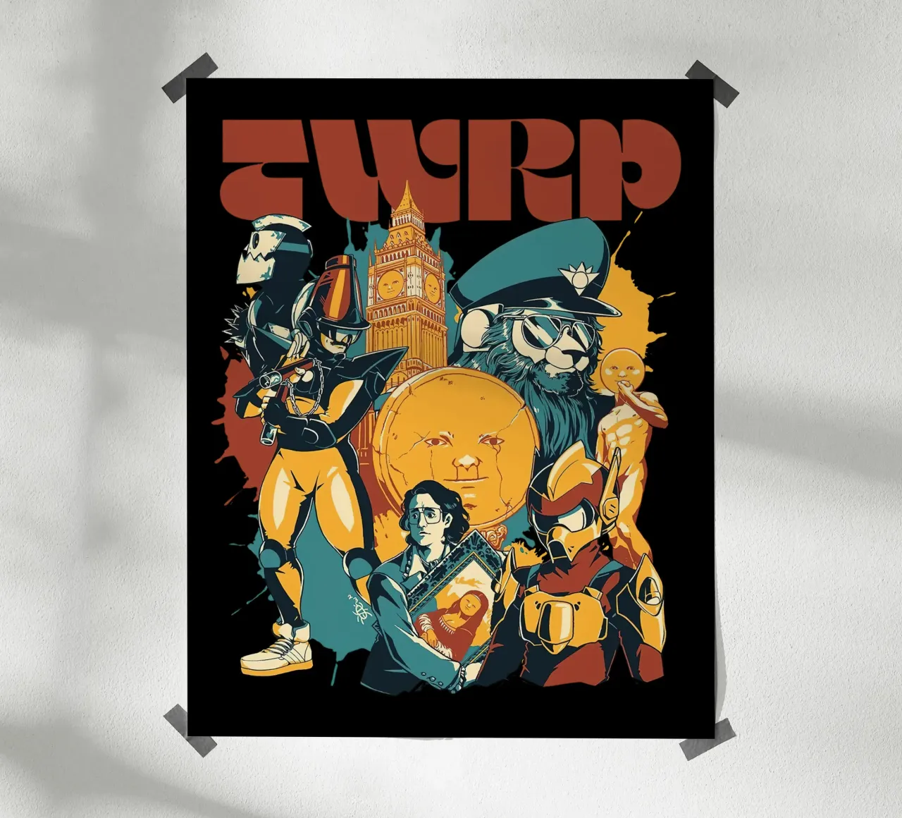 Materiale della band - tour della band twrp poster da Band Merch