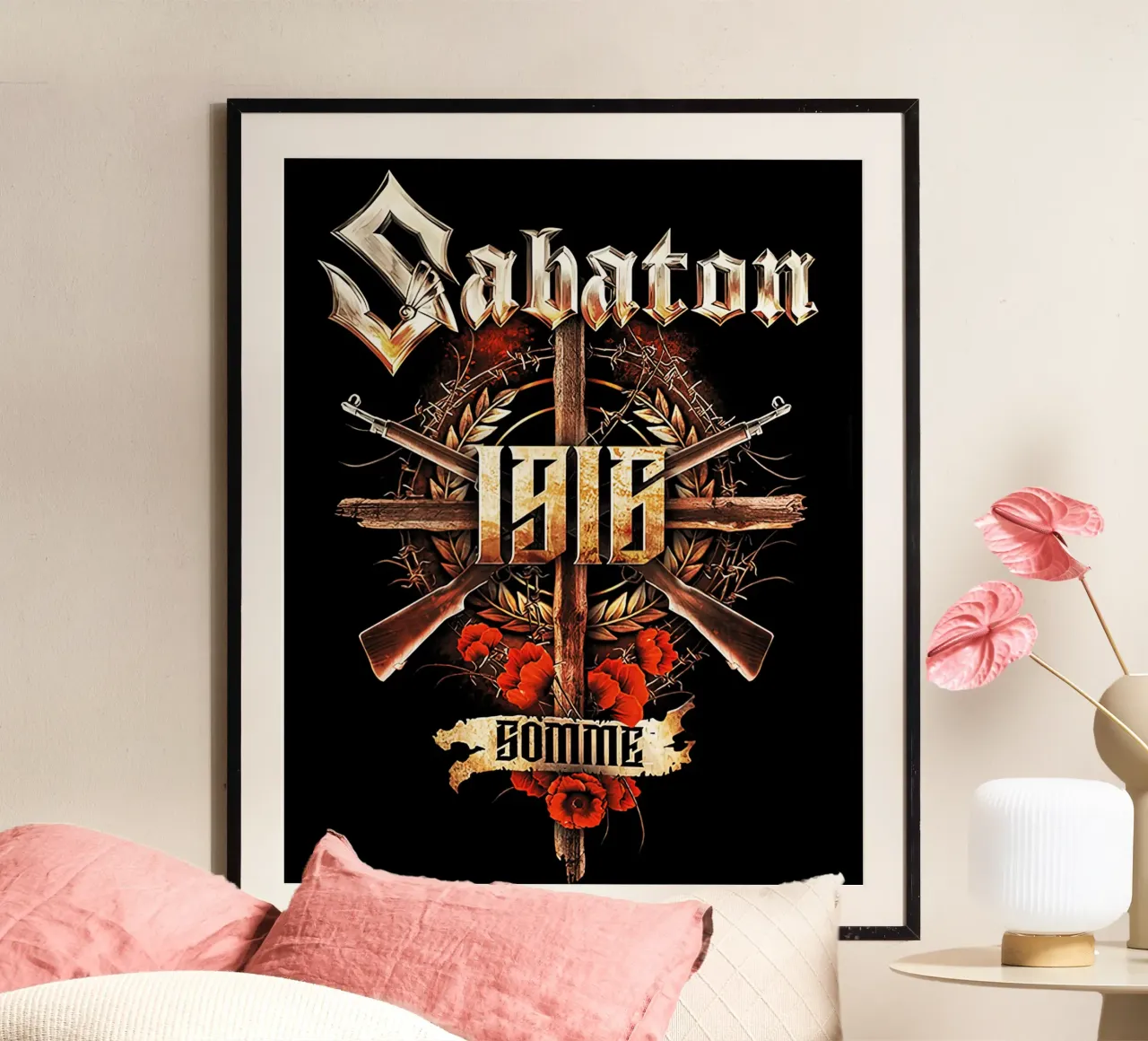 Merchandising della band - Sabaton EU Tour 2023 Somme 1916 poster da Band Merch