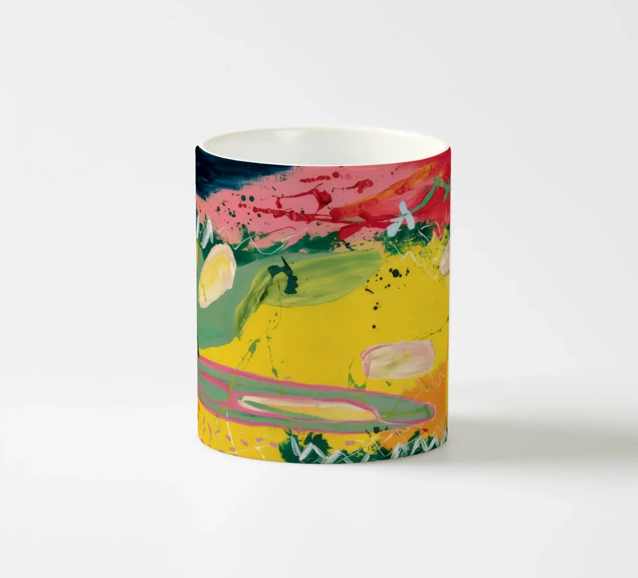 Meandro del fiume Sunset tazza in ceramica da Sublime Layers