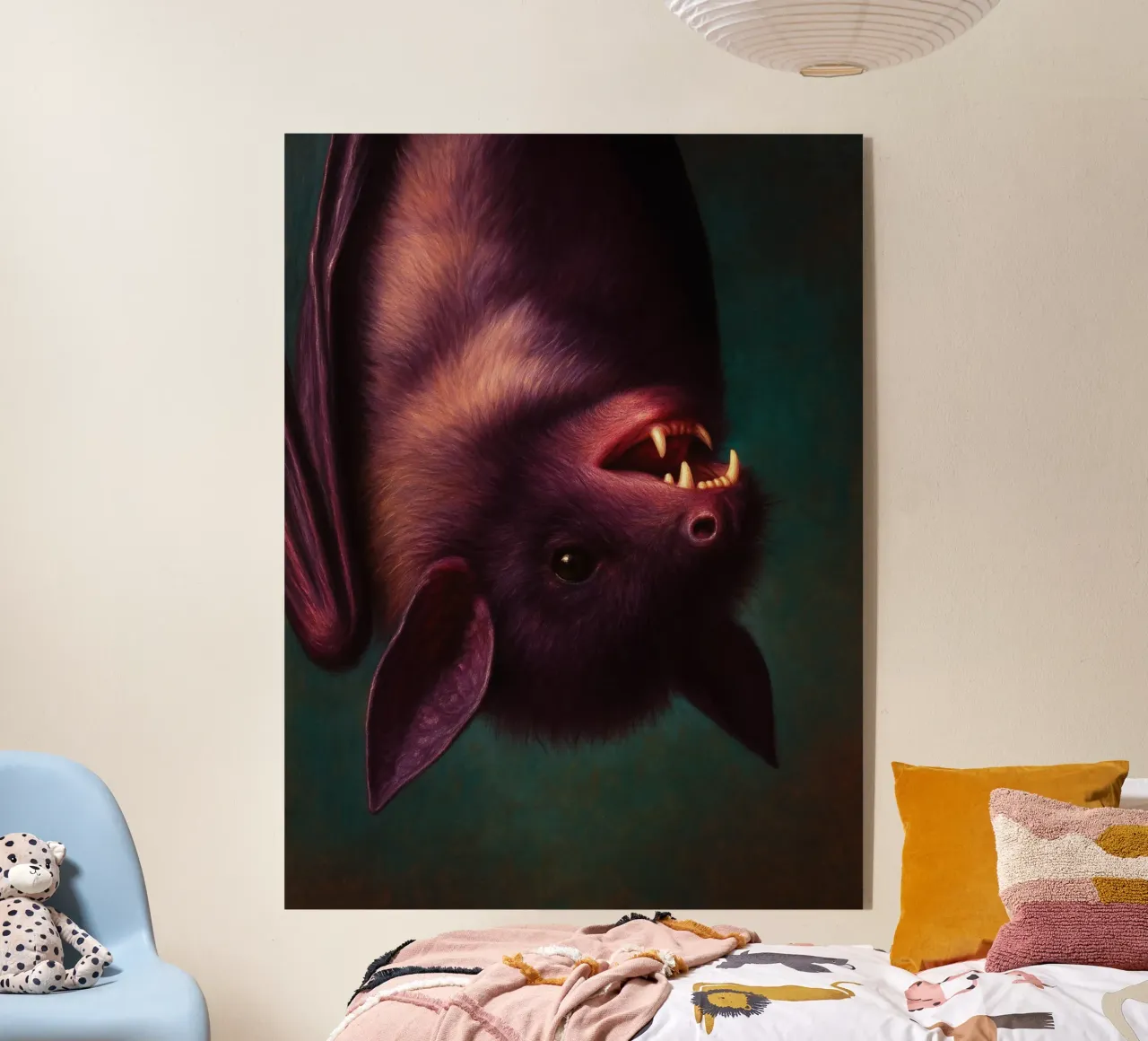 Creepy Bat acrylic glass by Rawghenee