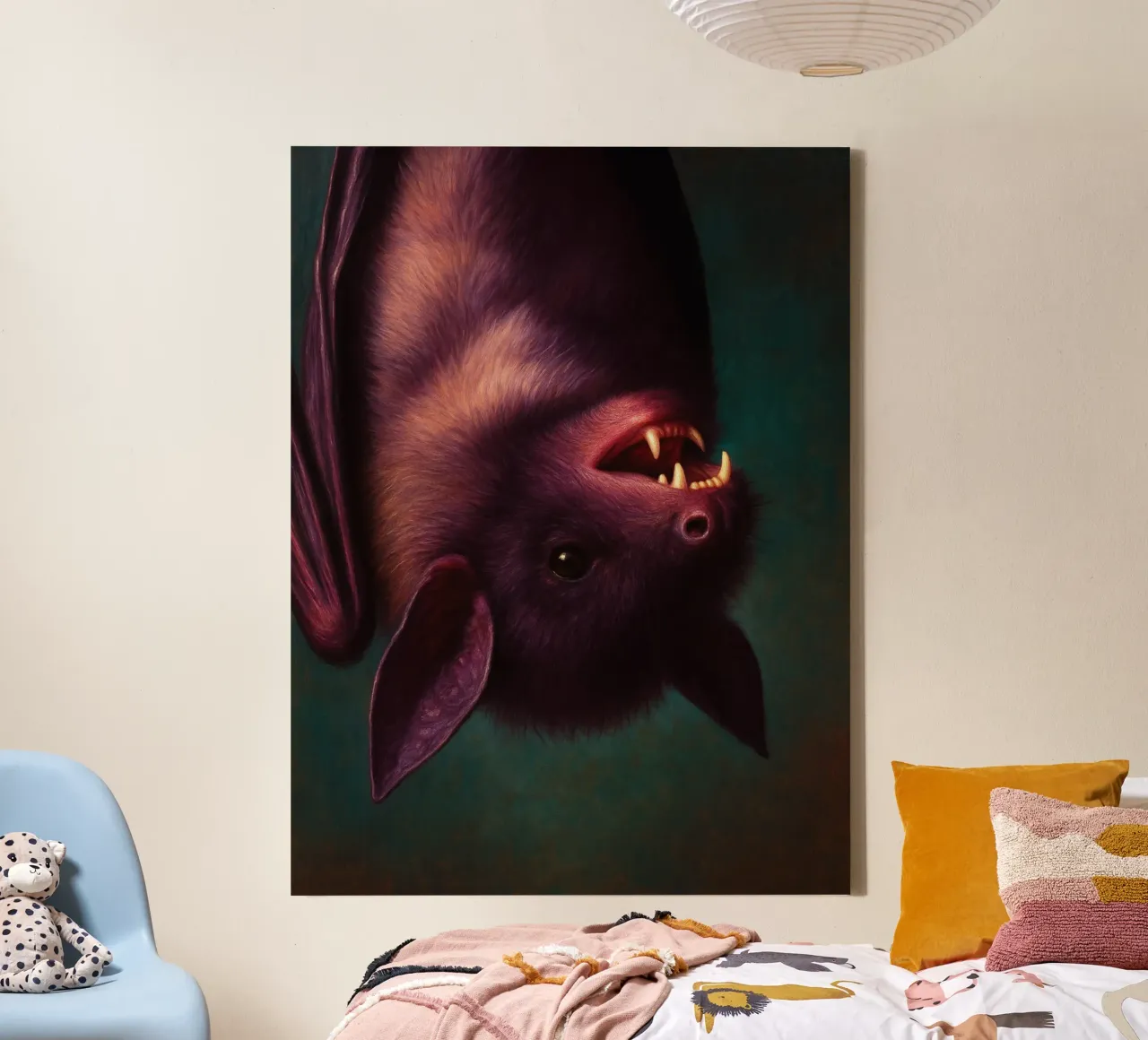 Chauve-souris effrayante toile de Rawghenee