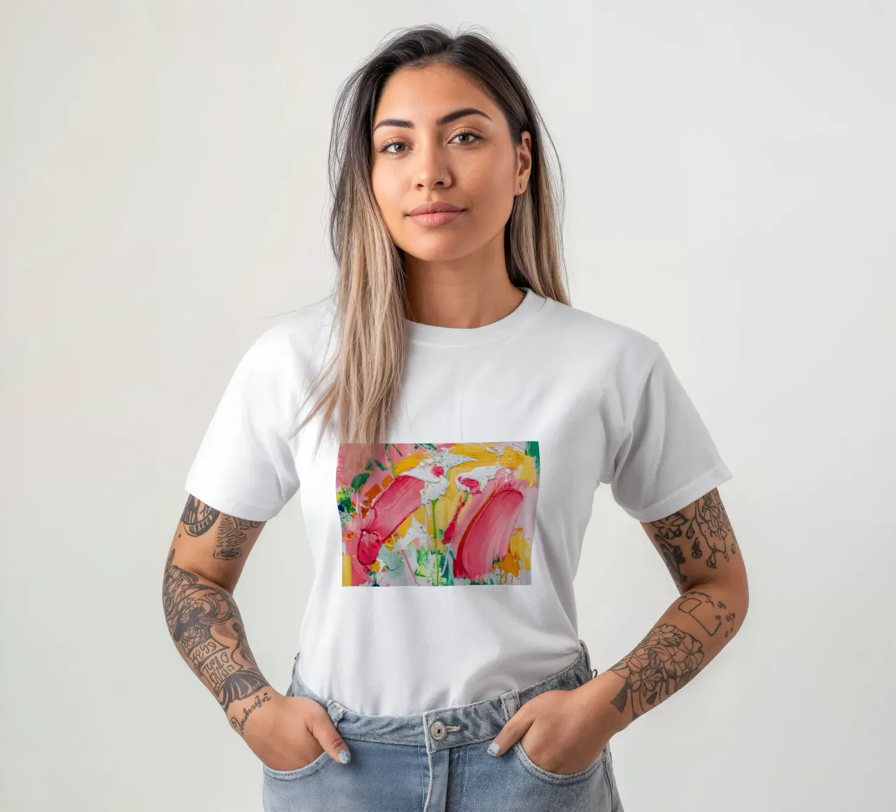 Petal Pink Profusion t-shirt da Sublime Layers