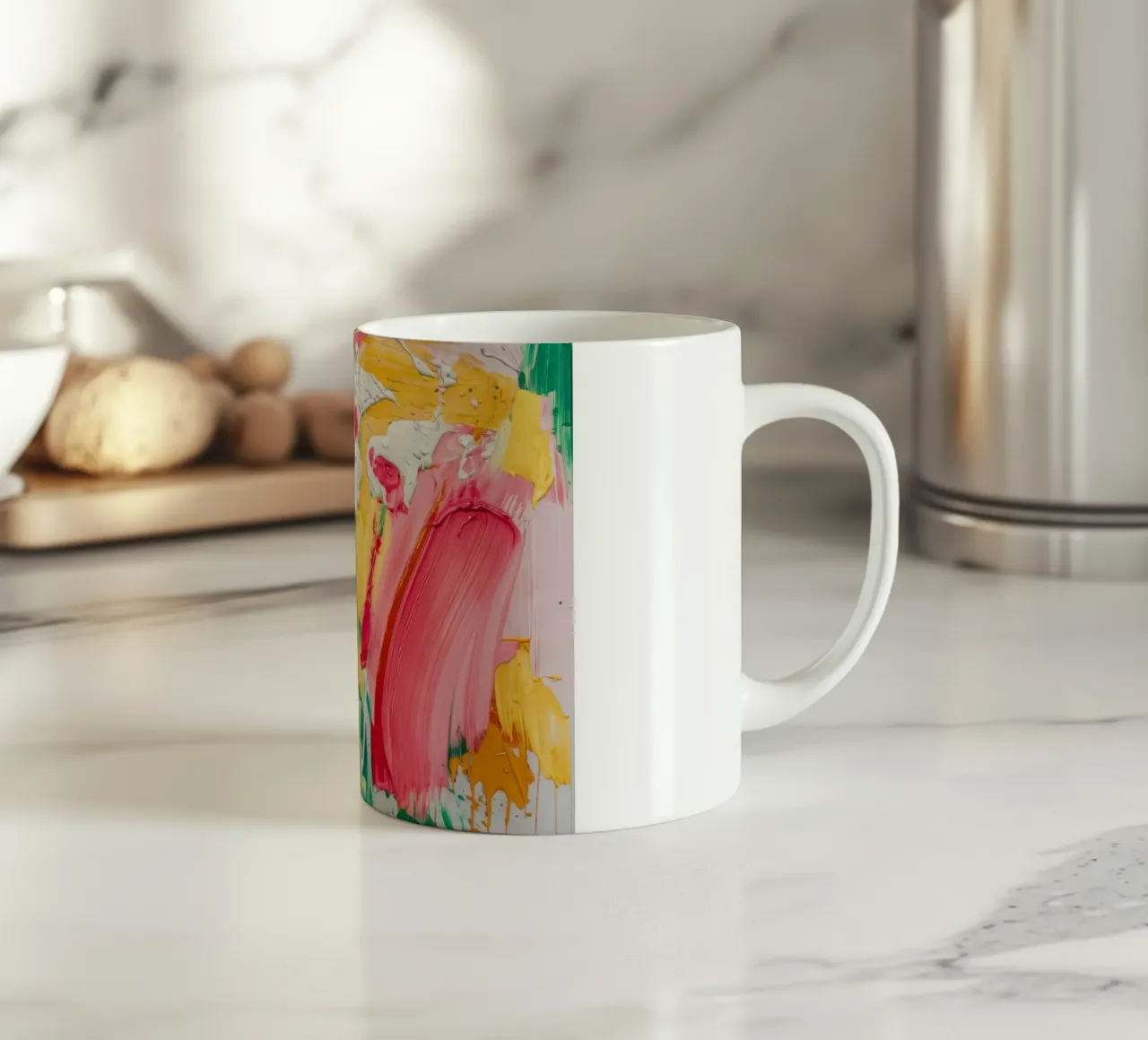 Petal Pink Profusion tazza in ceramica da Sublime Layers