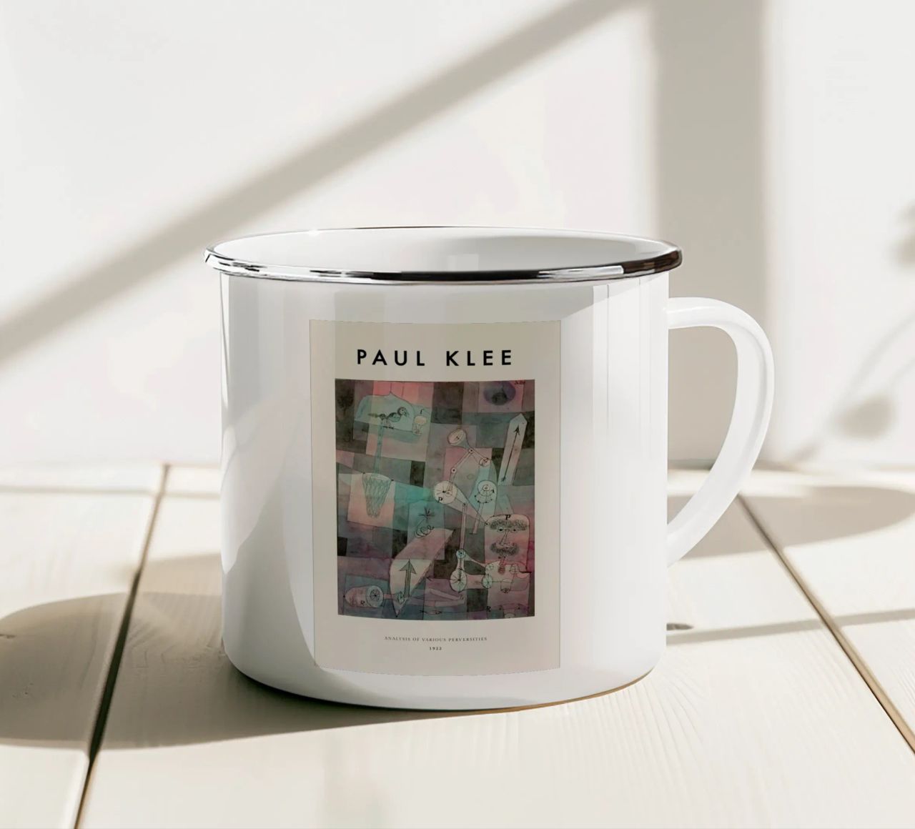 Klee - Analysis of Various Perversities enamel mug by ARTOTHEK