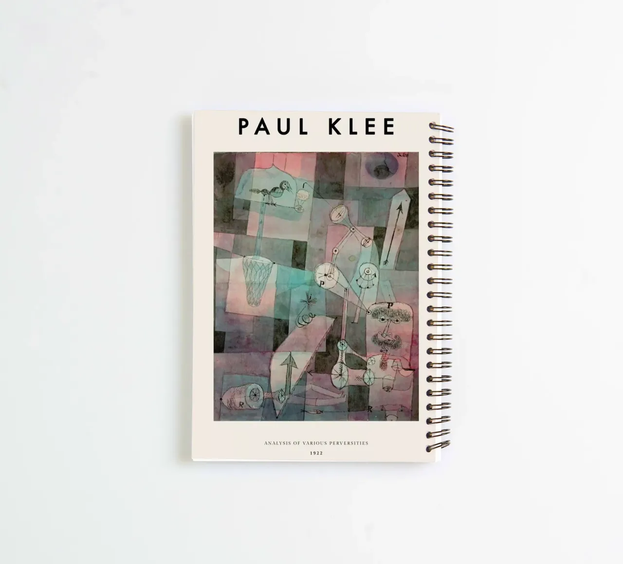 Klee - Analysis of Various Perversities cuaderno de espiral de ARTOTHEK