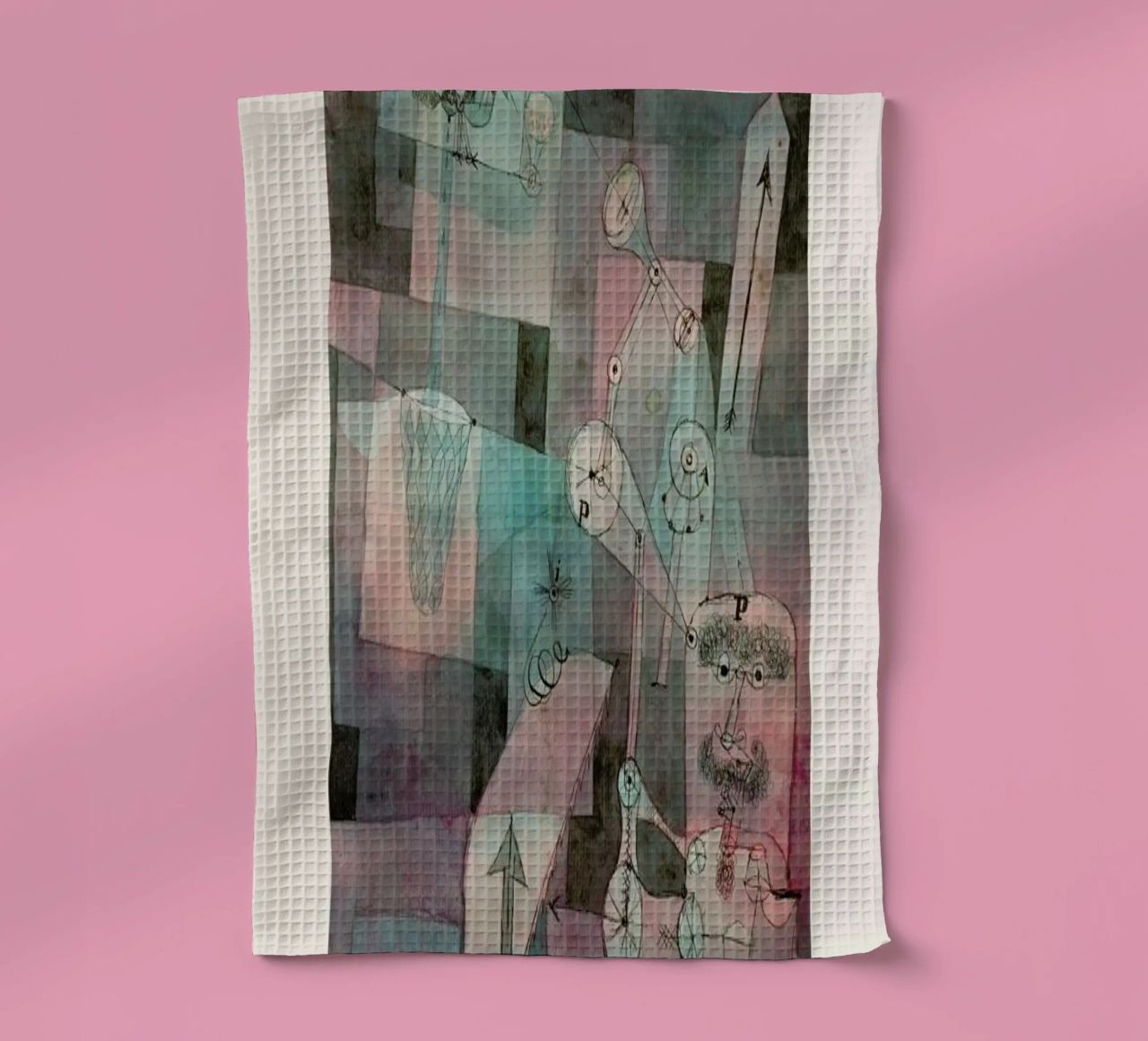 Klee - Analysis of Various Perversities tea towel by ARTOTHEK