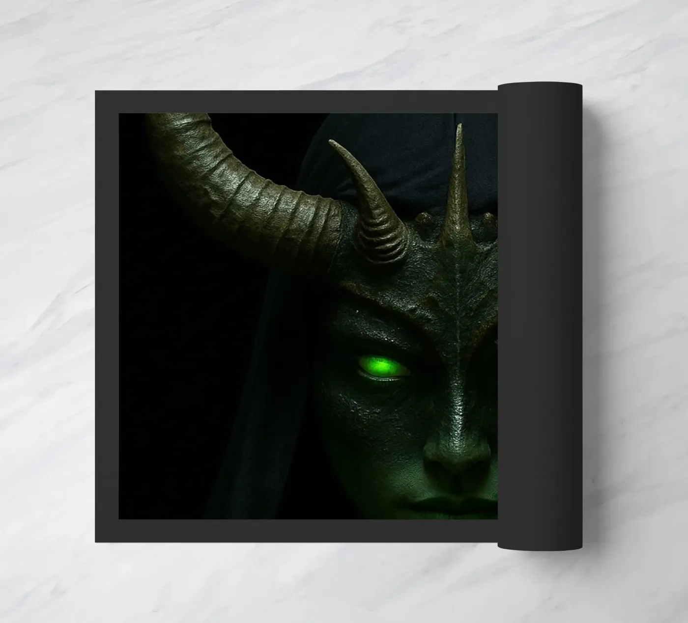 devil nun Fußmatte von Rawghenee