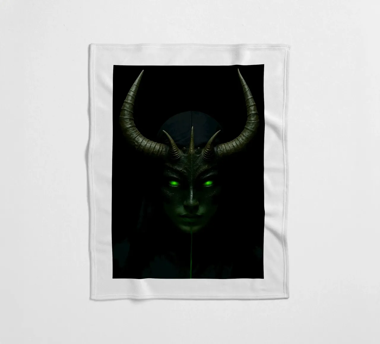 devil nun fleece blanket by Rawghenee