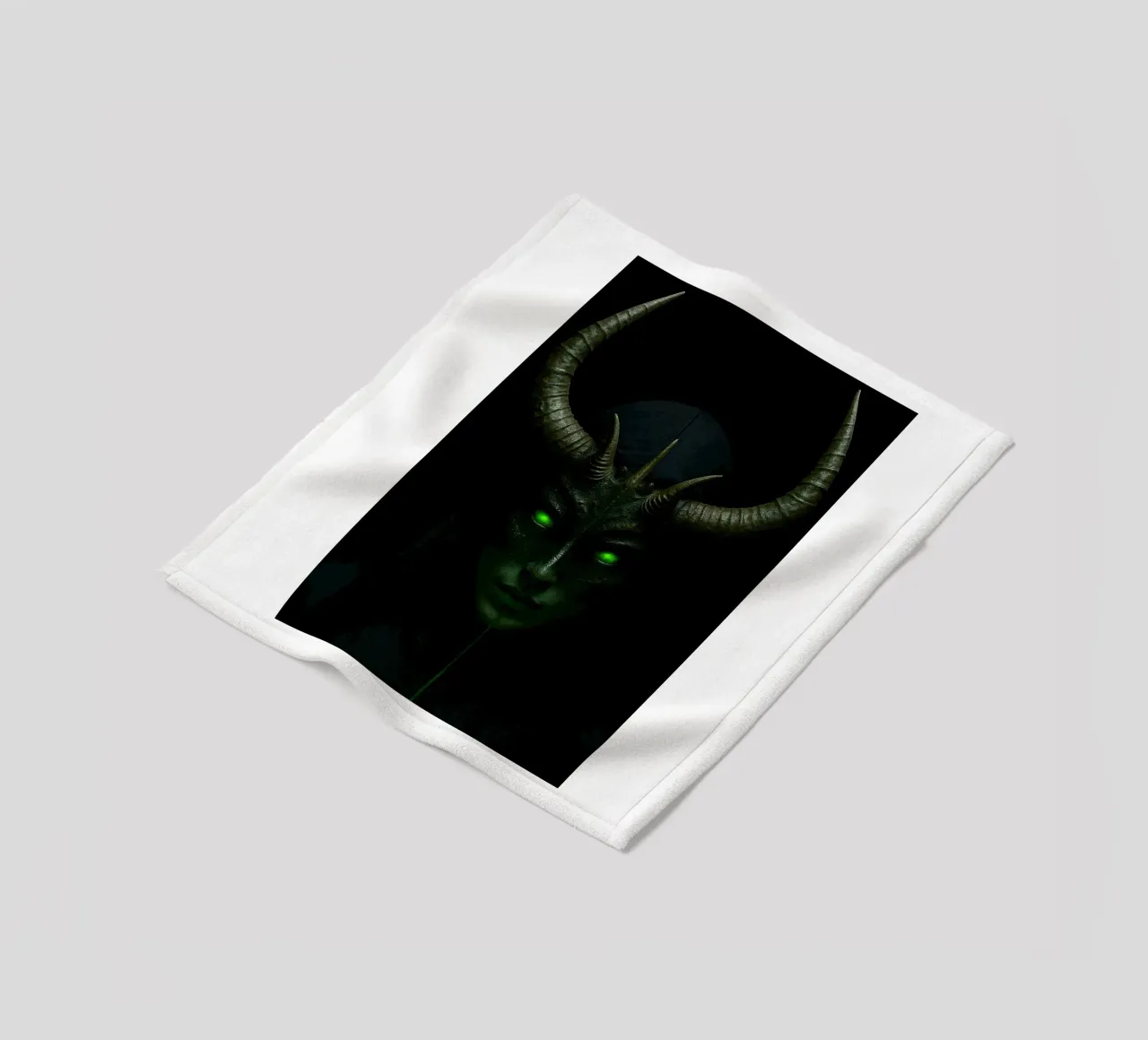 devil nun fleece blanket by Rawghenee