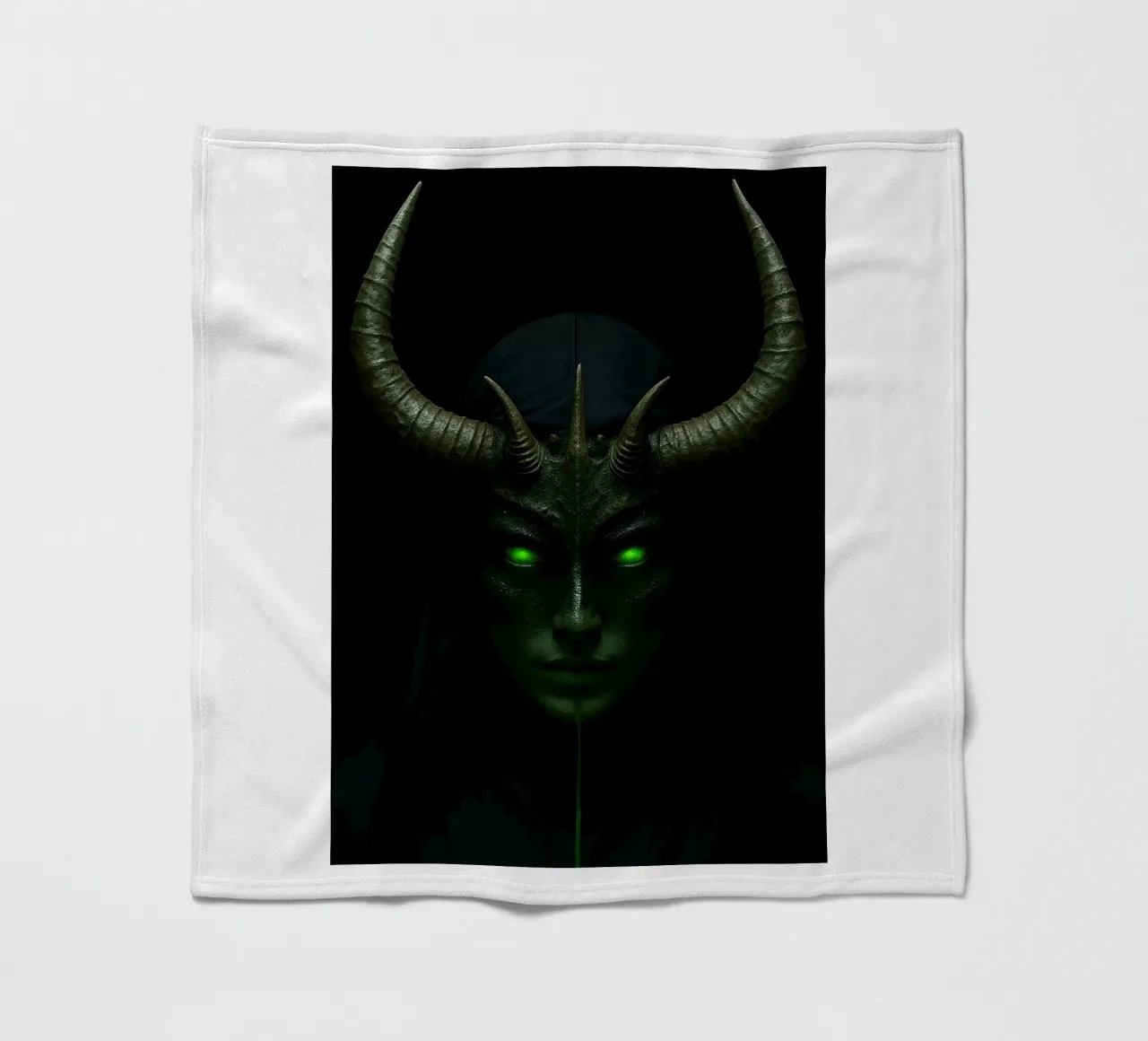 devil nun fleece blanket by Rawghenee