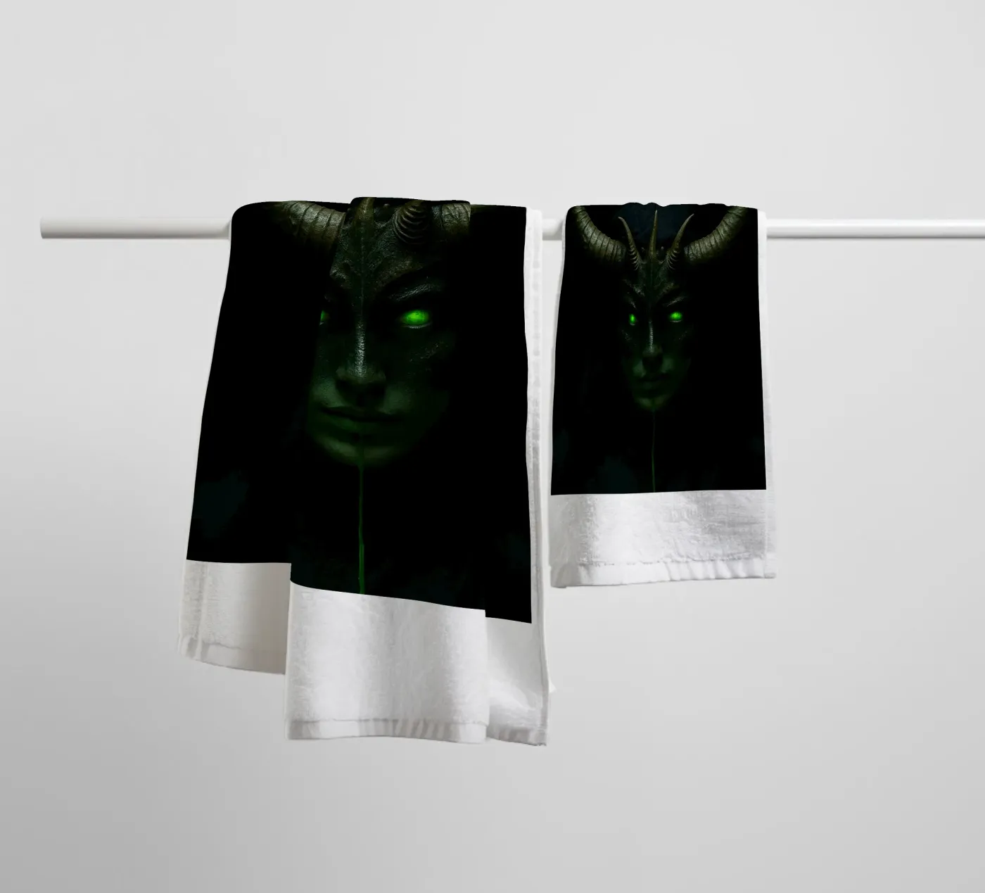 devil nun towel by Rawghenee