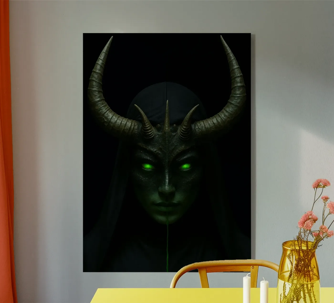 devil nun Acryl-Glas von Rawghenee