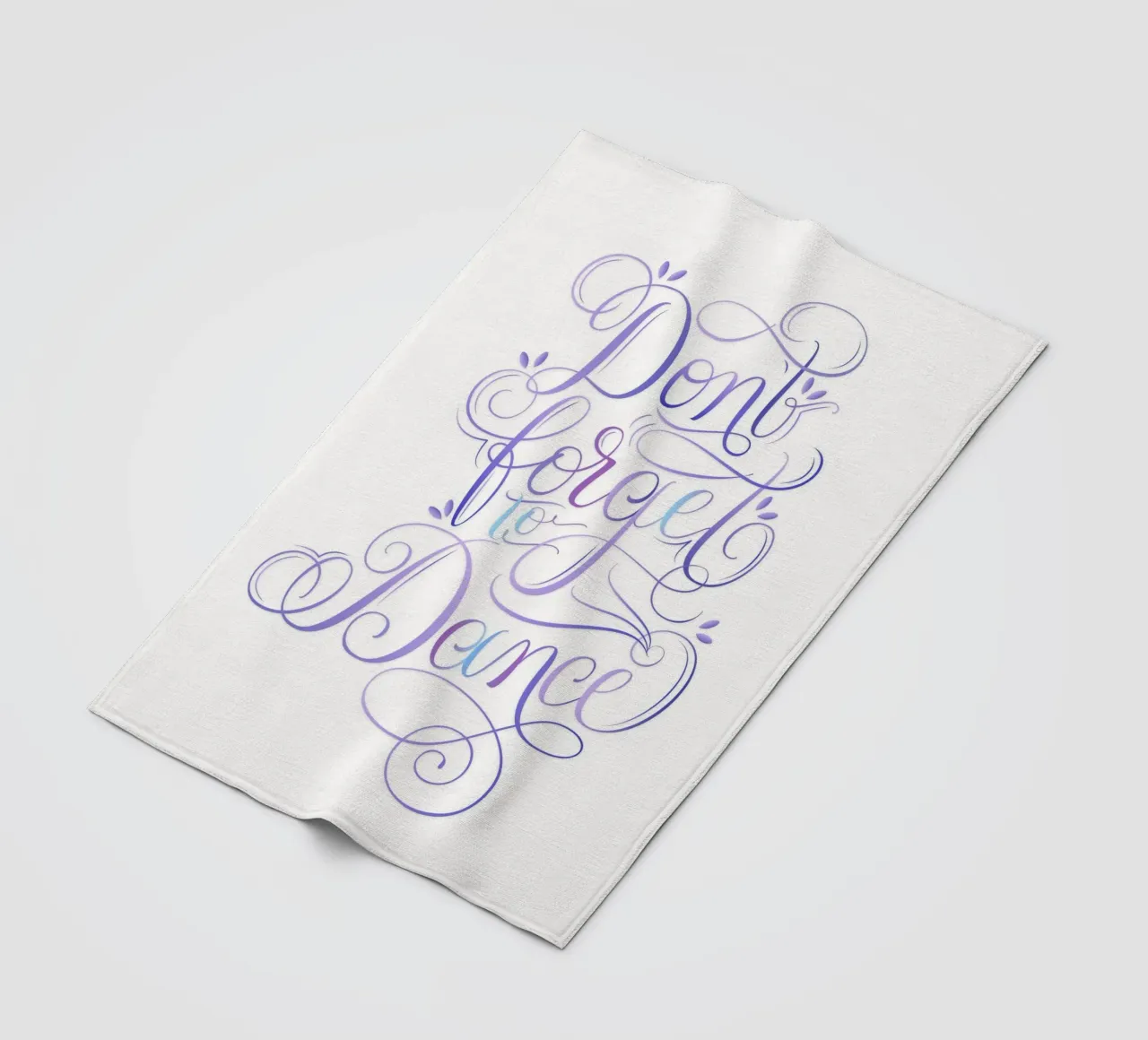 Non dimenticate di ballare. Godetevi ogni momento e ballate. coperta in pile da CalliLetters