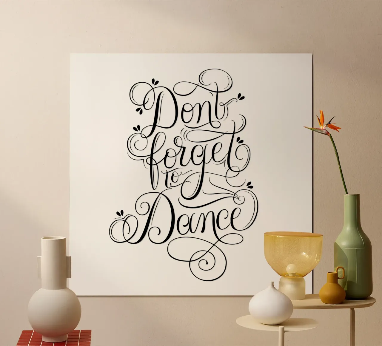 Non dimenticate di ballare. Danzare attraverso la vita. carta hahnemühle da CalliLetters