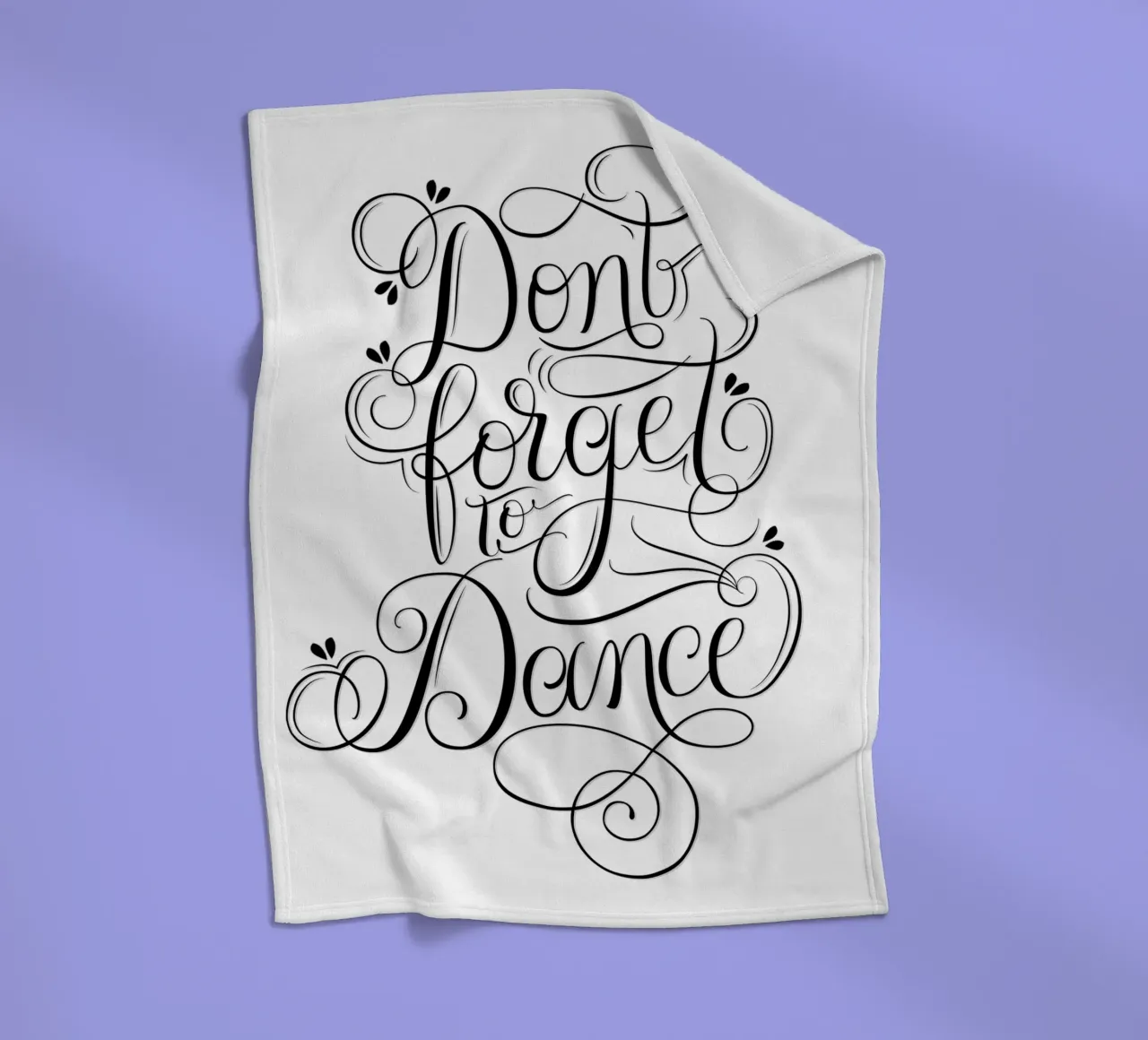 Non dimenticate di ballare. Danzare attraverso la vita. coperta in pile da CalliLetters