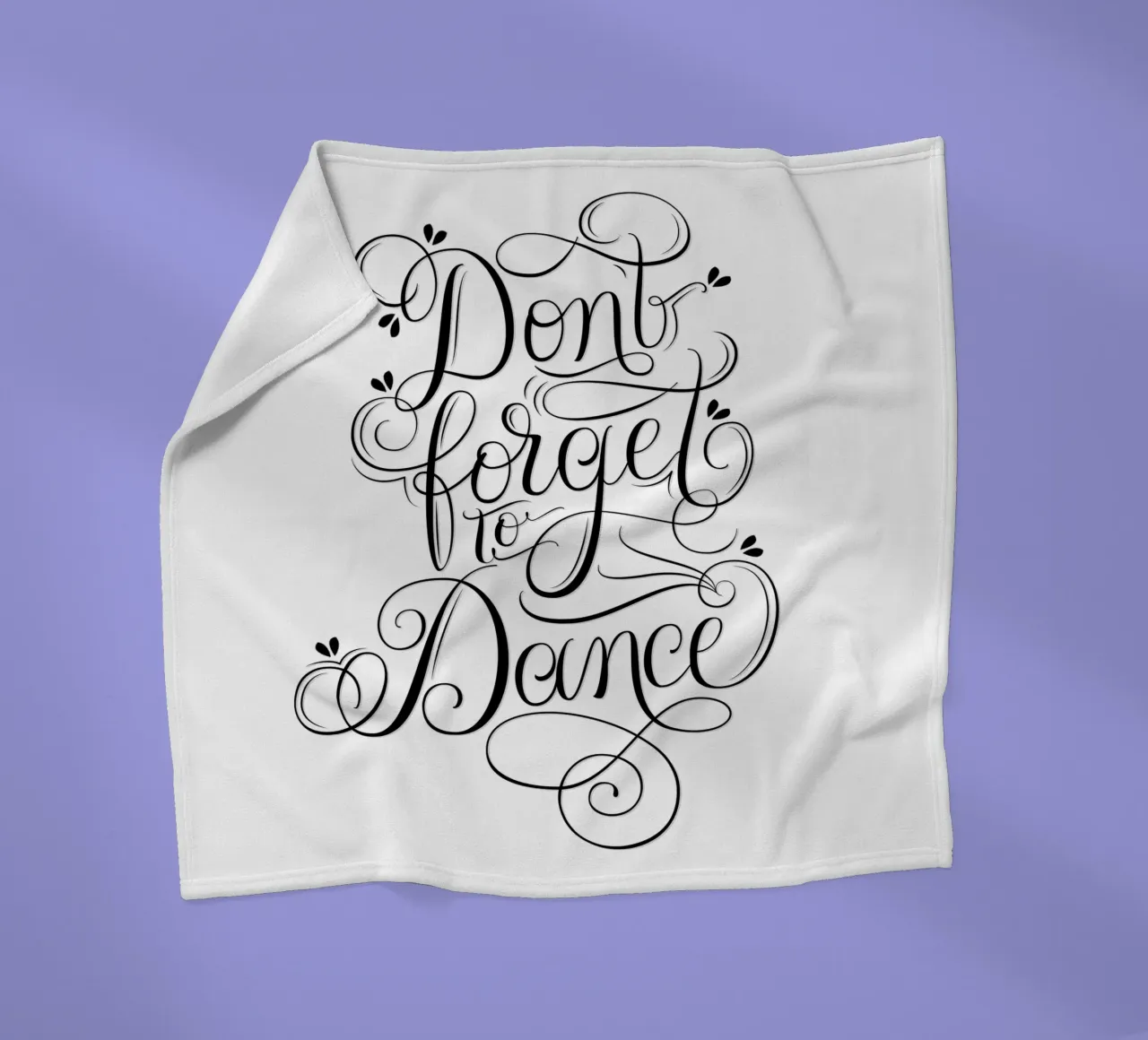 Non dimenticate di ballare. Danzare attraverso la vita. coperta in pile da CalliLetters