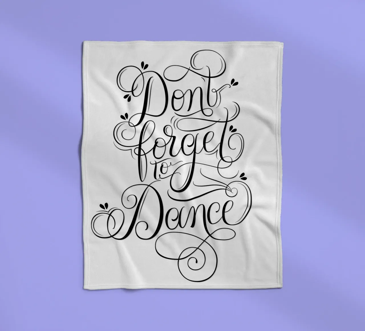 Non dimenticate di ballare. Danzare attraverso la vita. coperta in pile da CalliLetters