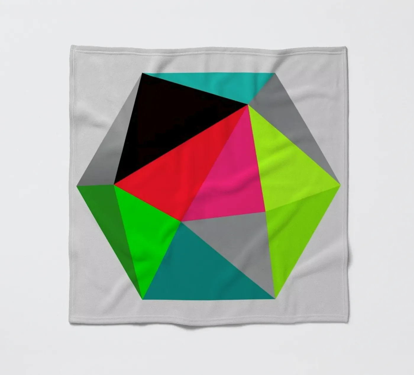 Hex 3 fleece blanket by Three Of The Possessed