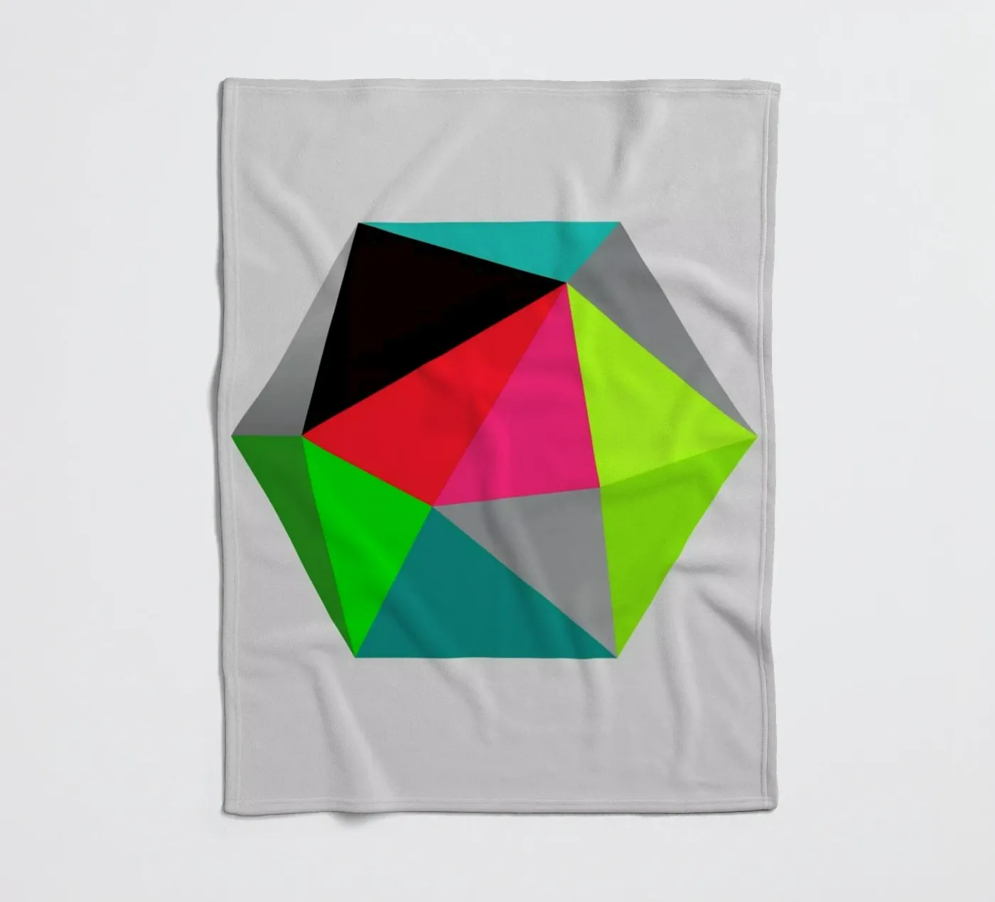 Hex 3 fleece blanket by Three Of The Possessed