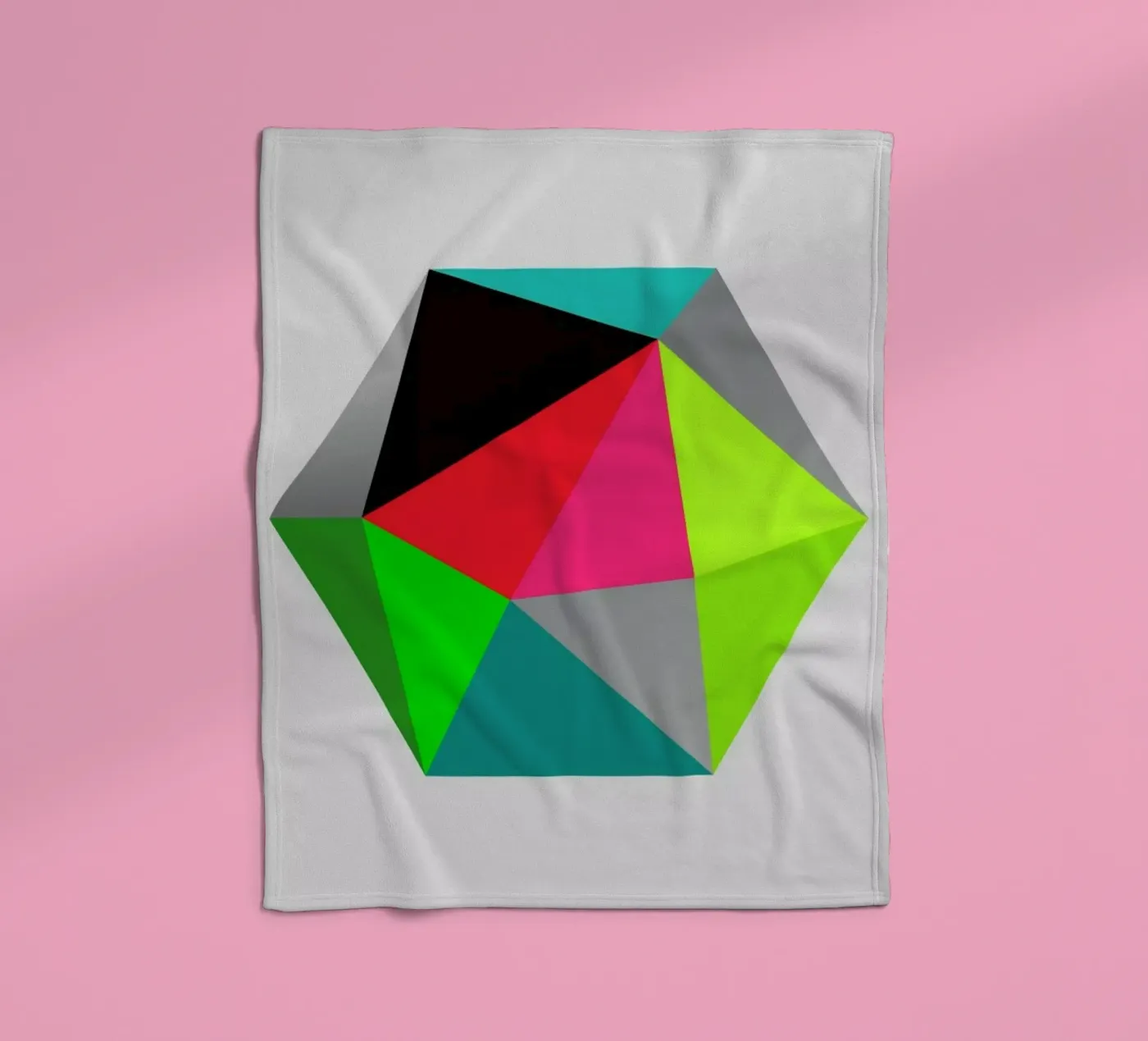 Hex 3 fleece blanket by Three Of The Possessed