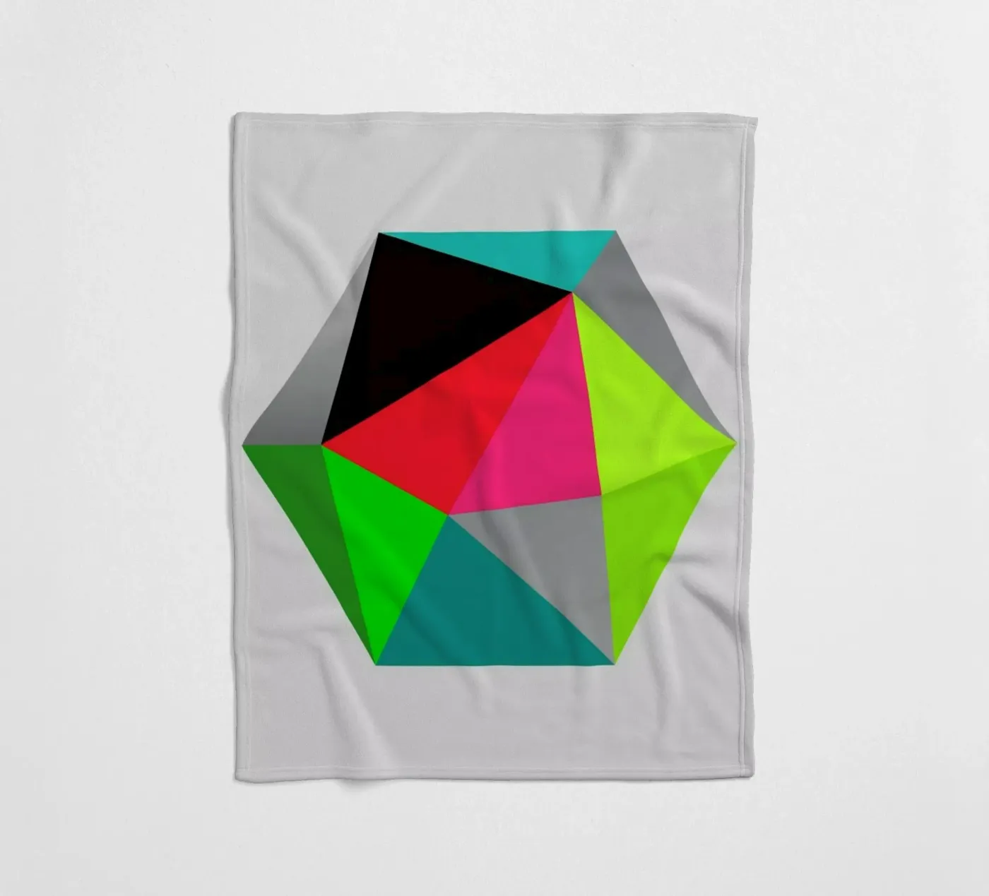 Hex 3 fleece blanket by Three Of The Possessed