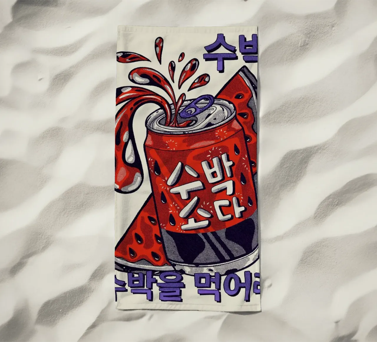 Watermelon Soda serviette de plage de Rafa Gomes