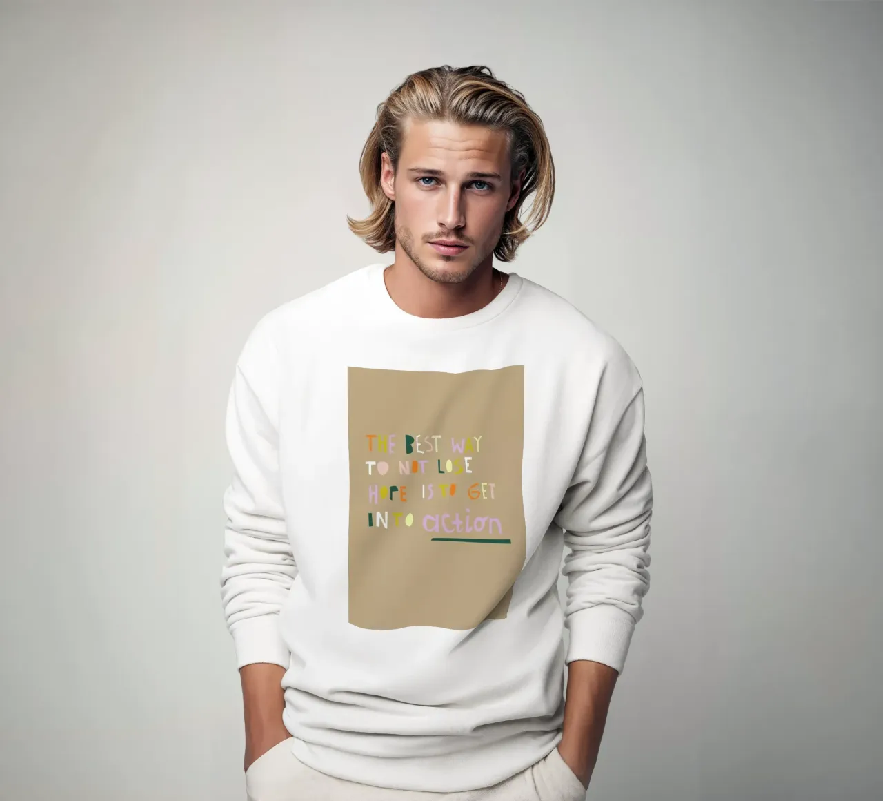 The Best Way Sweatshirt von Helena Ravenne