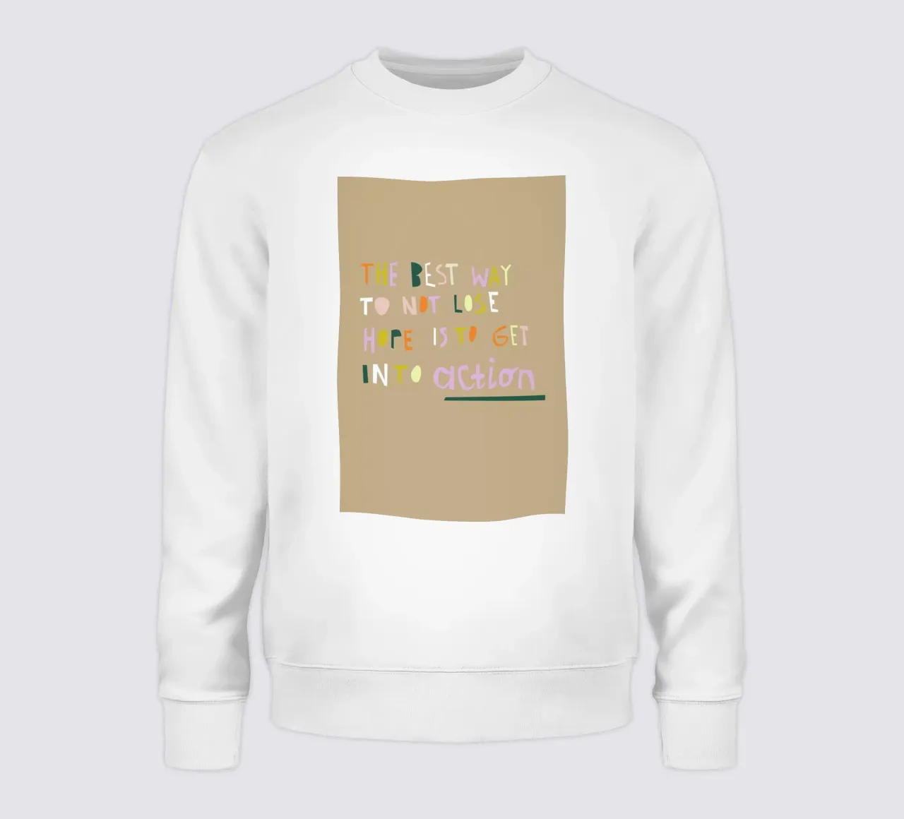 The Best Way sweatshirt van Helena Ravenne