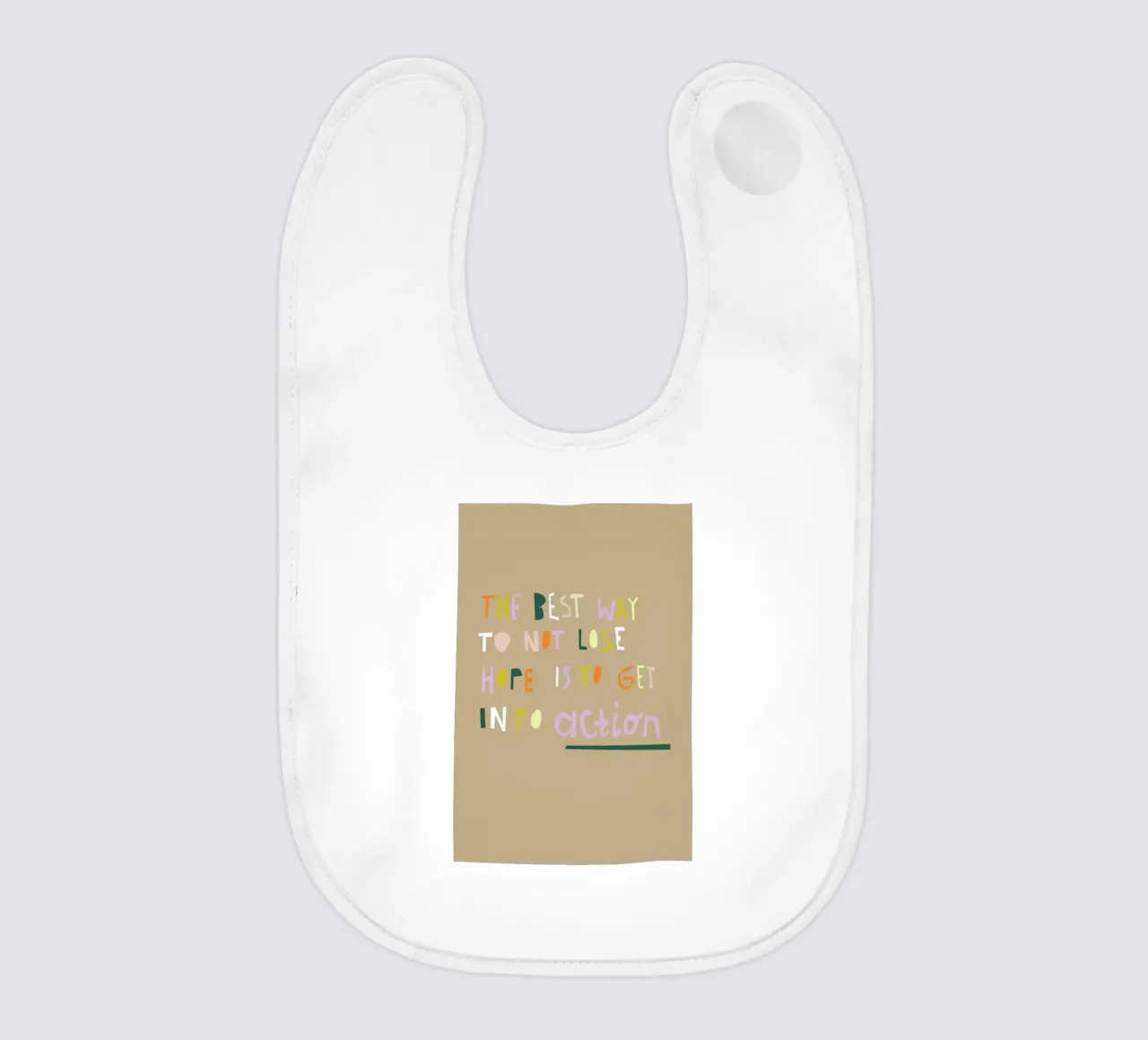 The Best Way babero de Helena Ravenne