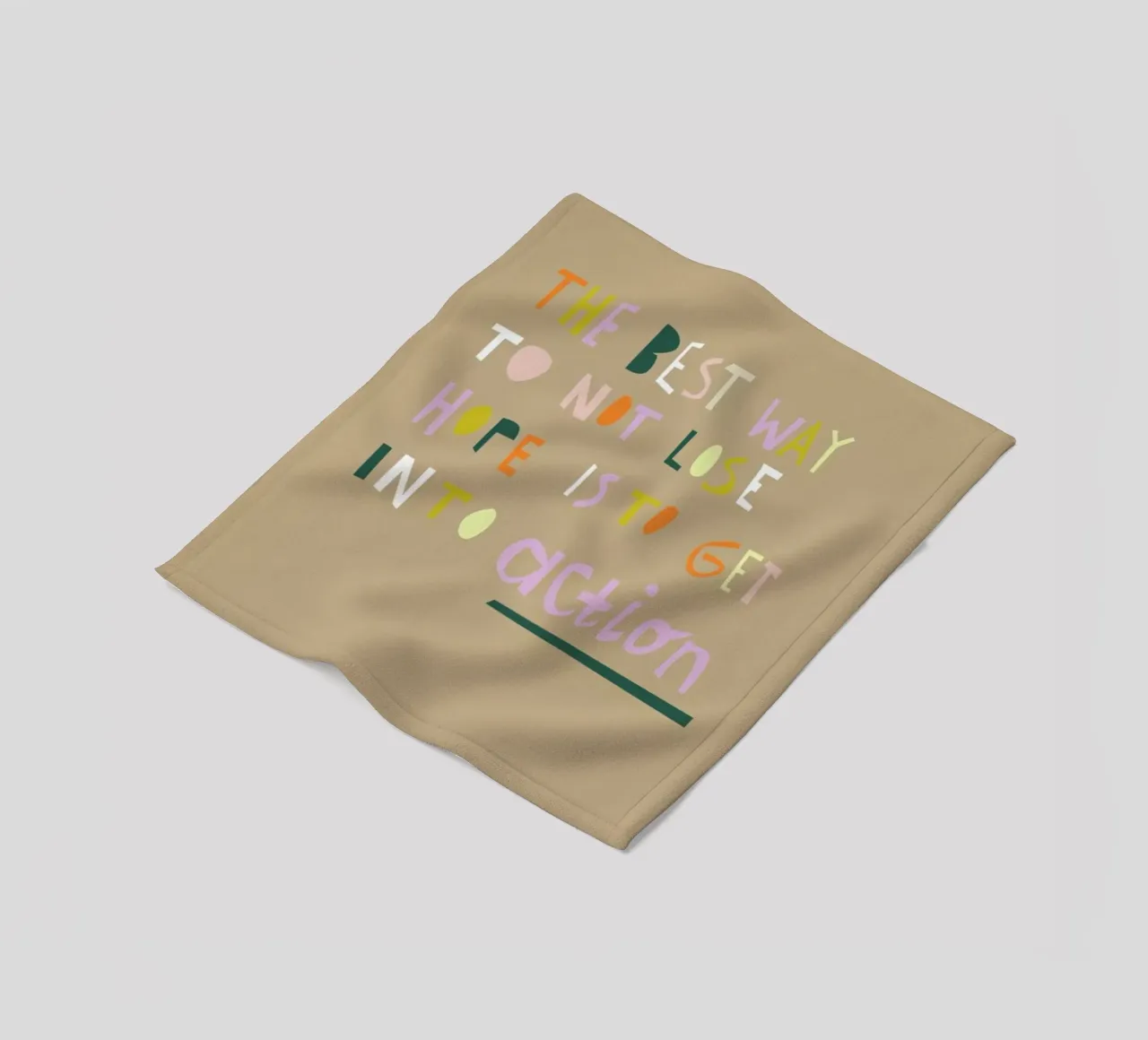 The Best Way coperta in pile da Helena Ravenne