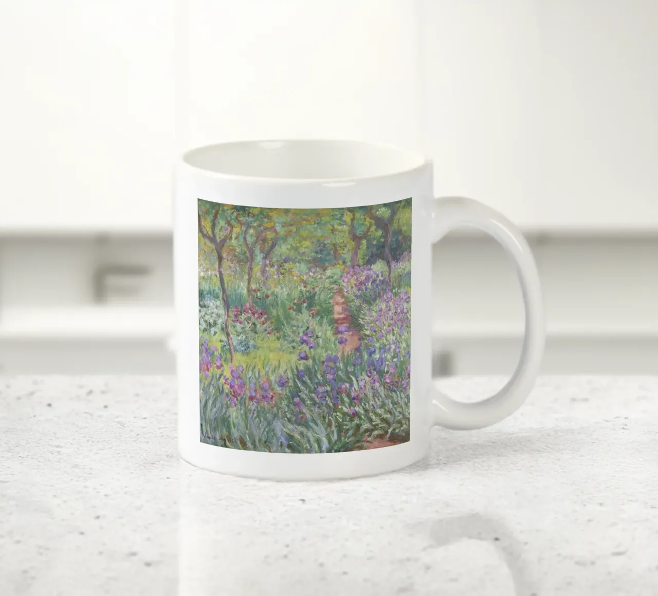 Claude Monet – The Artist’s Garden in Giverny (1900) ceramic mug by Wirla