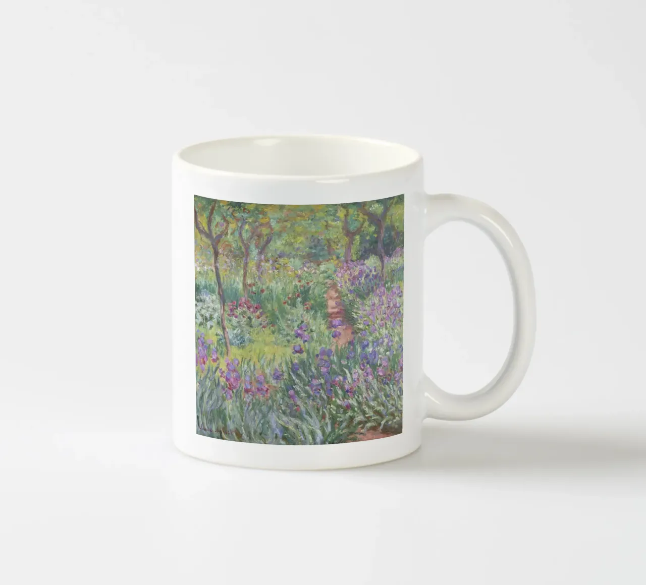 Claude Monet – The Artist’s Garden in Giverny (1900) ceramic mug by Wirla