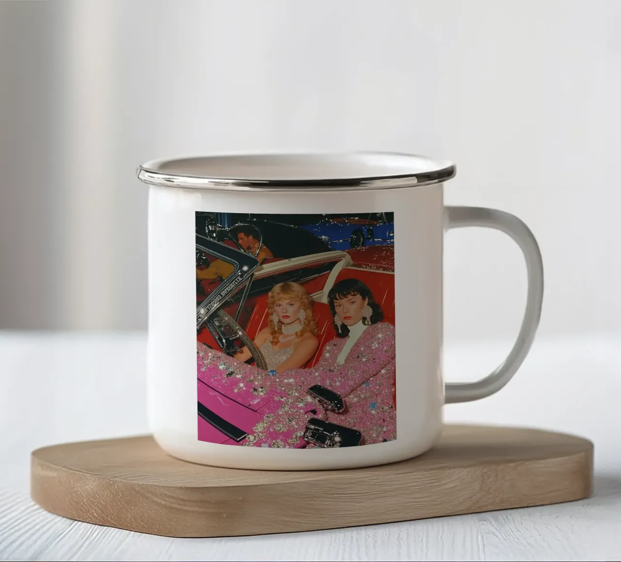 Dangerous women and diamonds tazza in smalto da heaventrain