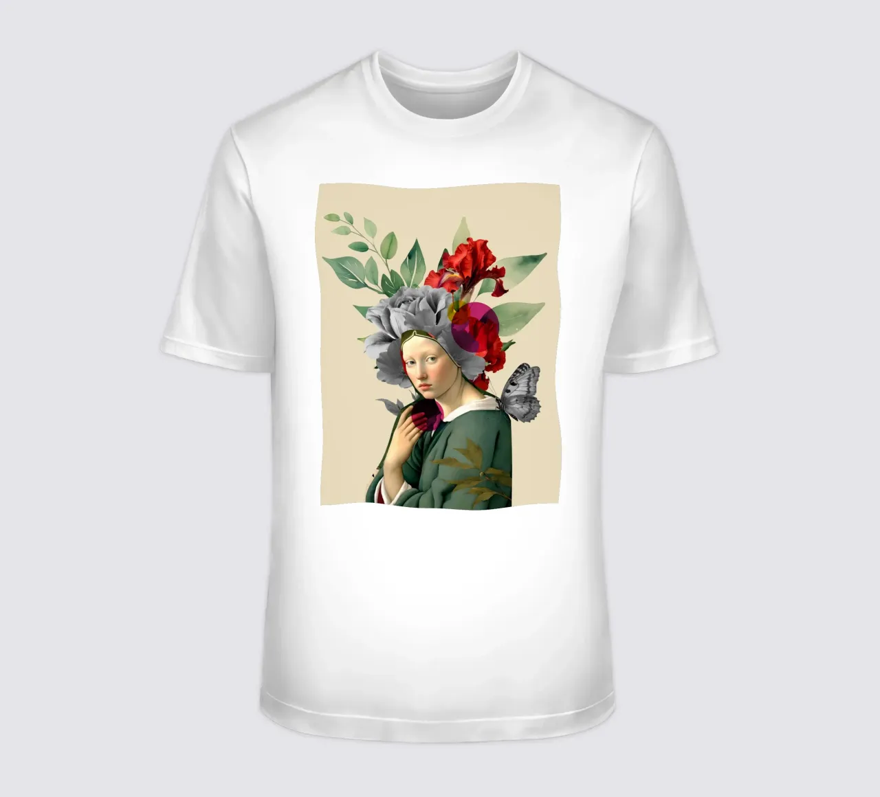 The Silent Muse in Bloom t-shirt da Indigo Rain