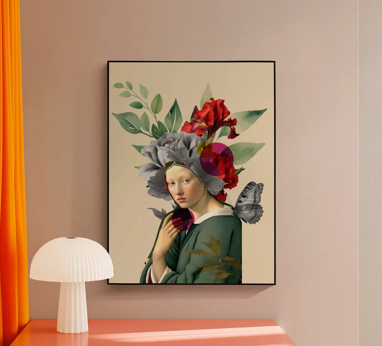 The Silent Muse in Bloom plexiglass da Indigo Rain