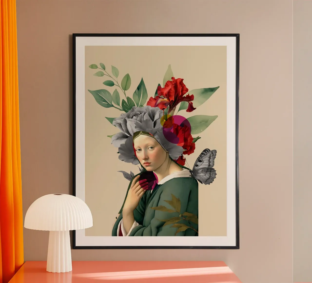 The Silent Muse in Bloom carta hahnemühle da Indigo Rain