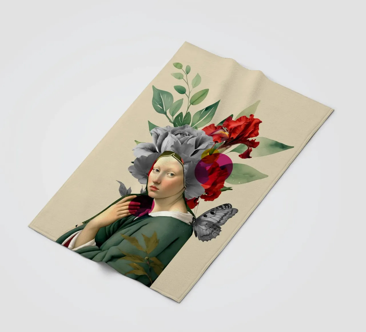 The Silent Muse in Bloom coperta in pile da Indigo Rain