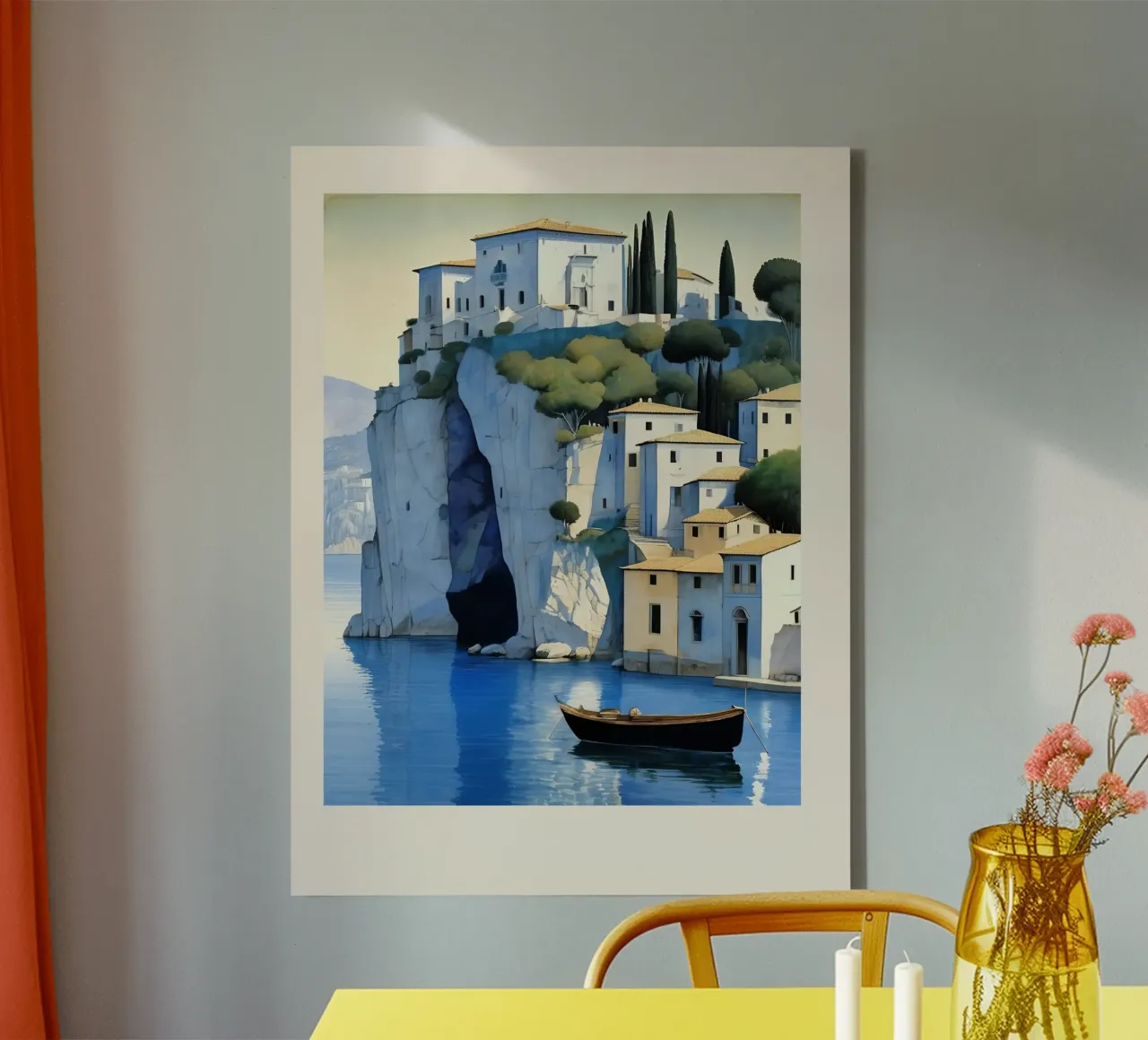 Mediterranean Reverie Leinwand von Indigo Rain